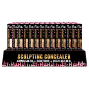 Rude Cosmetics Sculpting Concealer Display Set, 112pcs Wholesale Set Rosy Brown