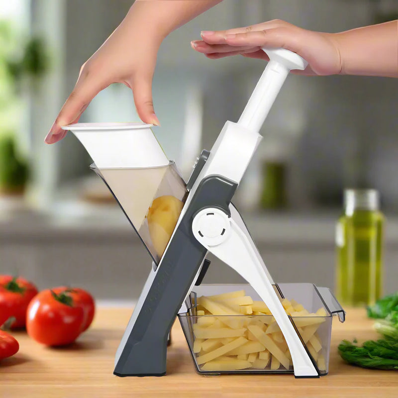 SmartPursue™ 15-in-1 Vegetable Chopper and Slicer Kitchen Slicers Dim Gray Grey