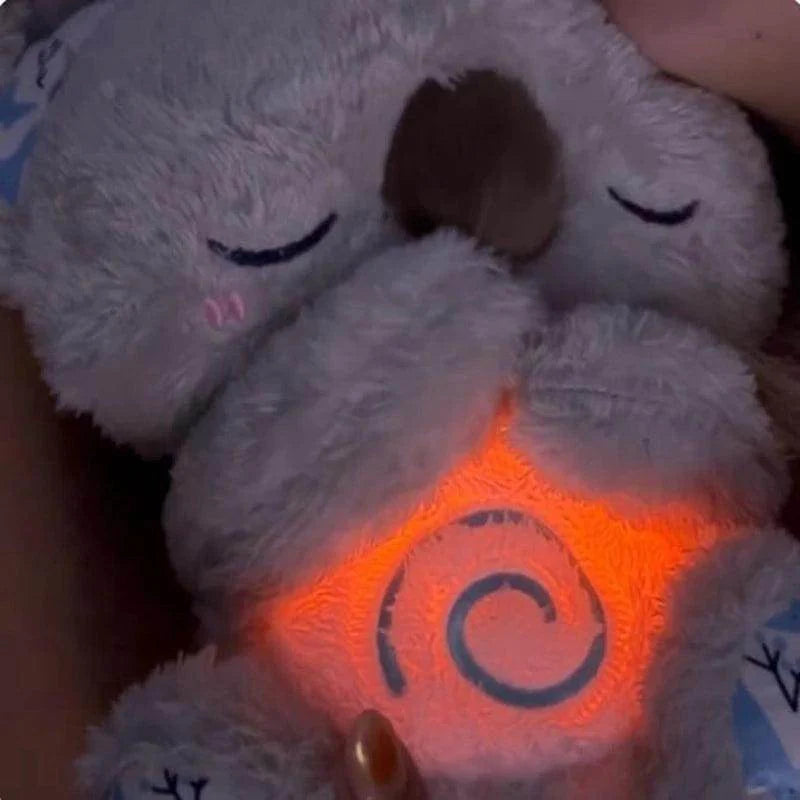 SmartPursue™ Anxiety Relief sleeping Koala Breathing Plush Toy Plush Toys Dim Gray Light Gray 1Pcs