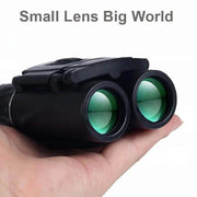 SmartPursue™ Compact High-Magnification Binoculars with Dual Focus Mini Binoculars White Smoke