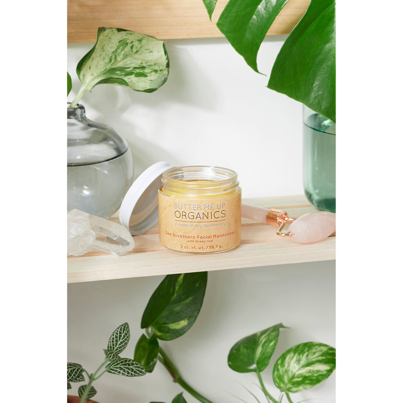 Butter Me Up Organics Sea Buckthorn Facial Moisturizer / Organic Face Moisturizer / Facial Care / Face Nutrition Face Gray