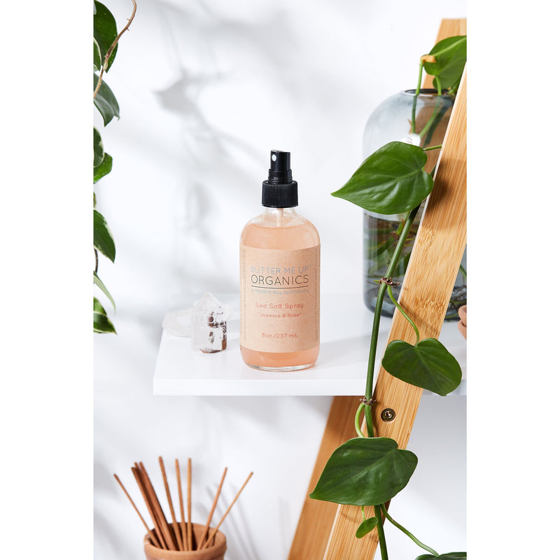 Butter Me Up Organics Sea Salt Spray / Pink Himilayan Salt / Hair Texturizer / Beach Waves / Natural Hair Spray / Salt Hair Spray Hair Beige medium,strong