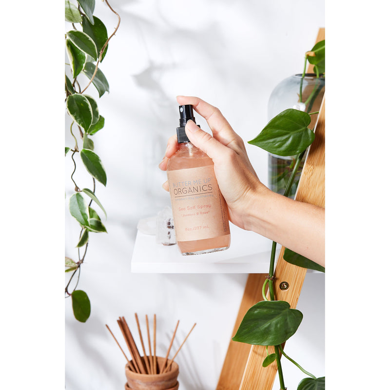 Butter Me Up Organics Sea Salt Spray / Pink Himilayan Salt / Hair Texturizer / Beach Waves / Natural Hair Spray / Salt Hair Spray Hair Antique White medium,strong