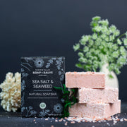 Chagrin Valley Soap & Salve Natural Soap: Sea Salt & Seaweed Spa Soap Dark Slate Gray Full Bar 6.2 oz