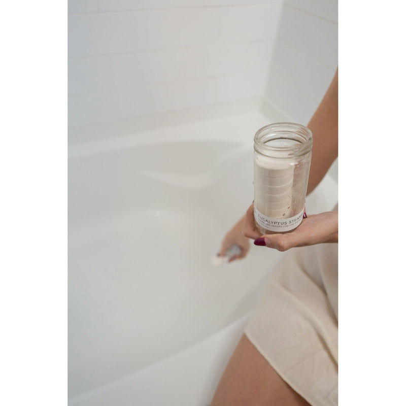 No Tox Life EUCALYPTUS STEAM® Cleansing vapors for the shower® - Normal Jar - No Tox Life® Gray
