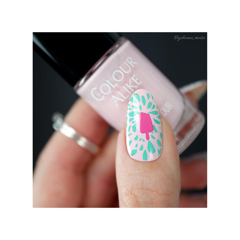 UberChic Beauty Seas The Day Stamping Plate Rosy Brown