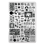 UberChic Beauty Seas The Day Stamping Plate Black