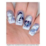 UberChic Beauty Seashells & Sunshine Stamping Plate Tan