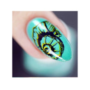 UberChic Beauty Seashells Aplenty Stamping Plate Cadet Blue