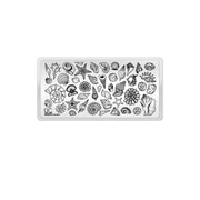UberChic Beauty Seashells Aplenty Stamping Plate Black