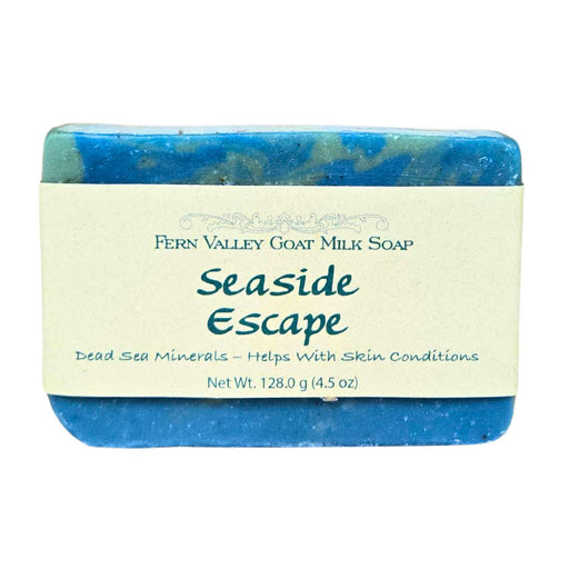 Fern Valley Soap Natural Goat Milk Soap | Dead Sea Mineral Soap | Seaside Escape Goat Milk Soap Antique White