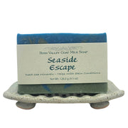 Fern Valley Soap Natural Goat Milk Soap | Dead Sea Mineral Soap | Seaside Escape Goat Milk Soap White Smoke