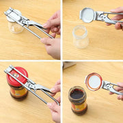 SmartPursue™ Adjustable Stainless Steel Jar & Bottle Opener Can Opener Navajo White