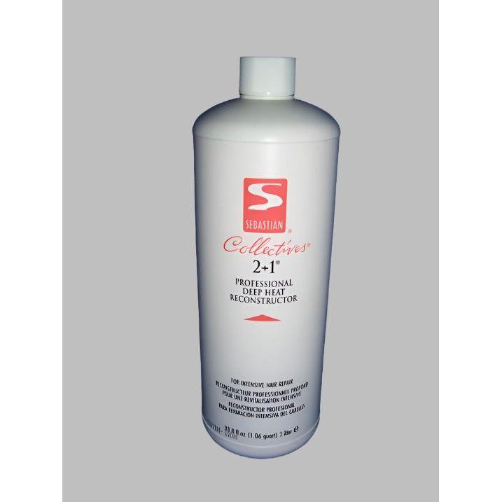 Sebastian Sebastian Collectives 2+1 Professional Deep Heat Reconstructor 33.8 oz Hair Reconstructor Gray