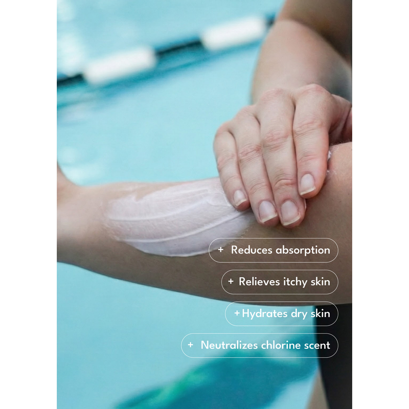 TRIHARD Chlorine Protection Body Lotion - Pack Of Three Pre-Built Bundle Light Blue Pack Of Three