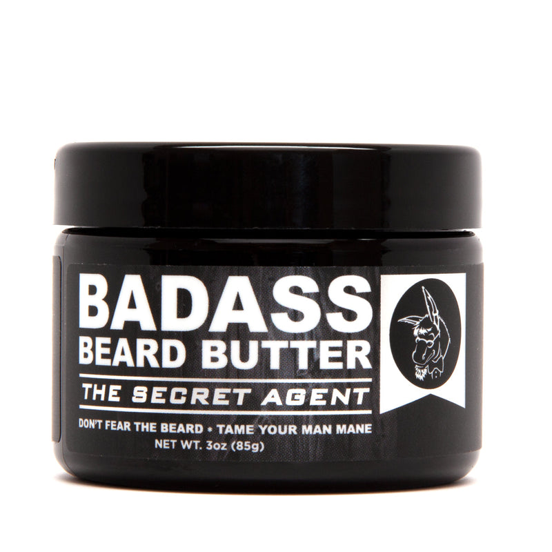 Badass Beard Care The Secret Agent Beard Butter BUTTER Black BABC