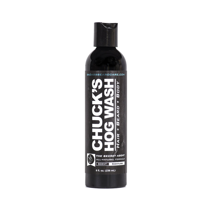 Badass Beard Care Chuck's Hog Wash - The Secret Agent HOG WASH Dark Slate Gray BABC