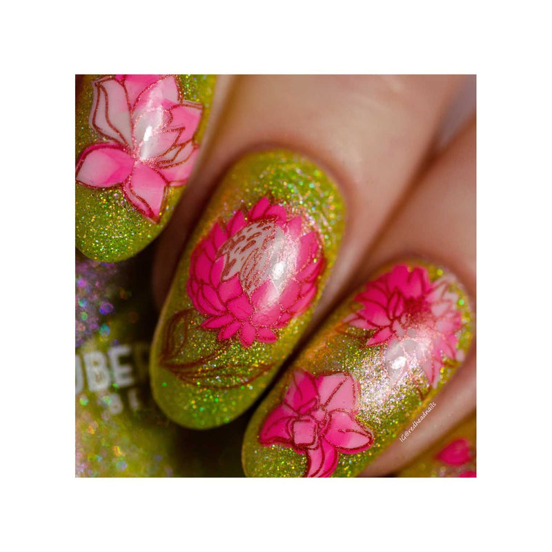 UberChic Beauty Secret Garden-02 Stamping Plate Sienna