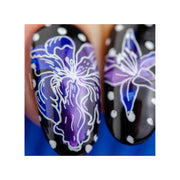 UberChic Beauty Secret Garden-02 Stamping Plate Dark Slate Blue