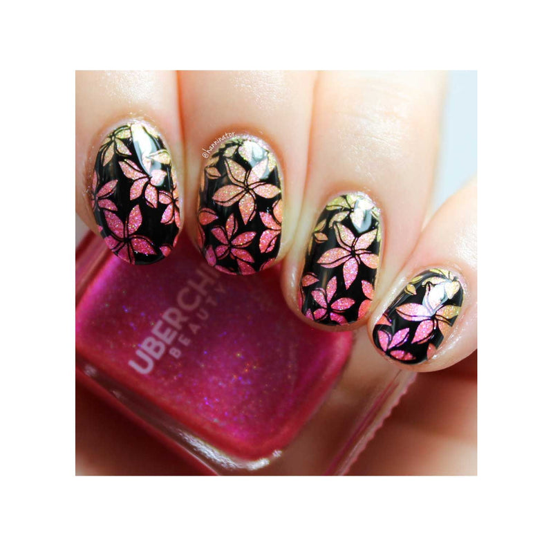 UberChic Beauty Secret Garden-02 Stamping Plate Brown