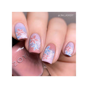 UberChic Beauty Secret Garden-02 Stamping Plate Rosy Brown