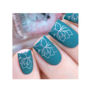 UberChic Beauty Secret Garden-02 Stamping Plate Gray