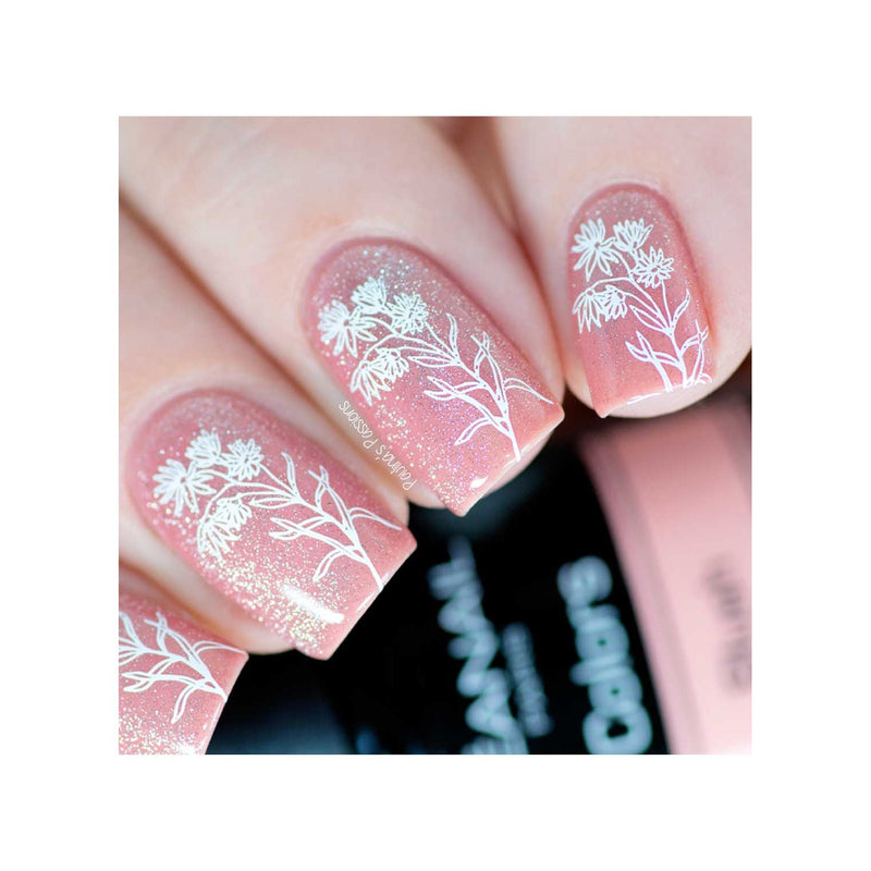 UberChic Beauty Secret Garden-02 Stamping Plate Gray