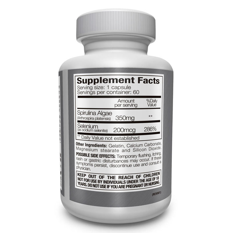 Paleolife Selenium & Spirulina SELENIUM + SPIRULINA Gray 3x2,1 Pack,3 Pack,6 Pack