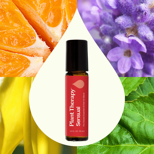 Plant Therapy Sensual Essential Oil Blend Pre-Diluted Roll-On Essential Oil Dark Olive Green 10 mL