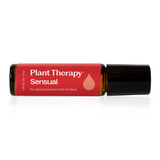 Plant Therapy Sensual Essential Oil Blend Pre-Diluted Roll-On Essential Oil Black 10 mL