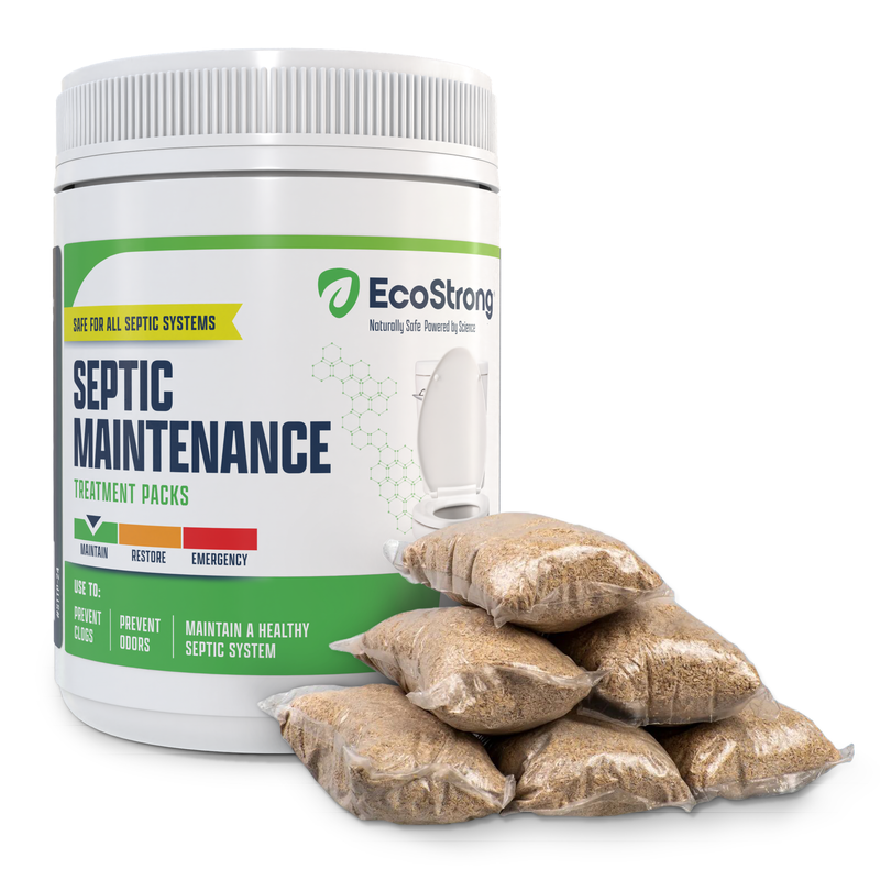 EcoStrong Septic Tank Treatment Packs Drain & Septic > Septic System Maintenance White Smoke 24 x 1 oz packs