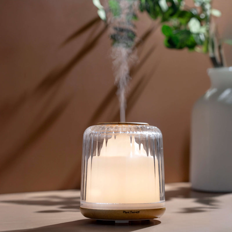 Plant Therapy Serenity Glass Diffuser Diffuser Dark Olive Green