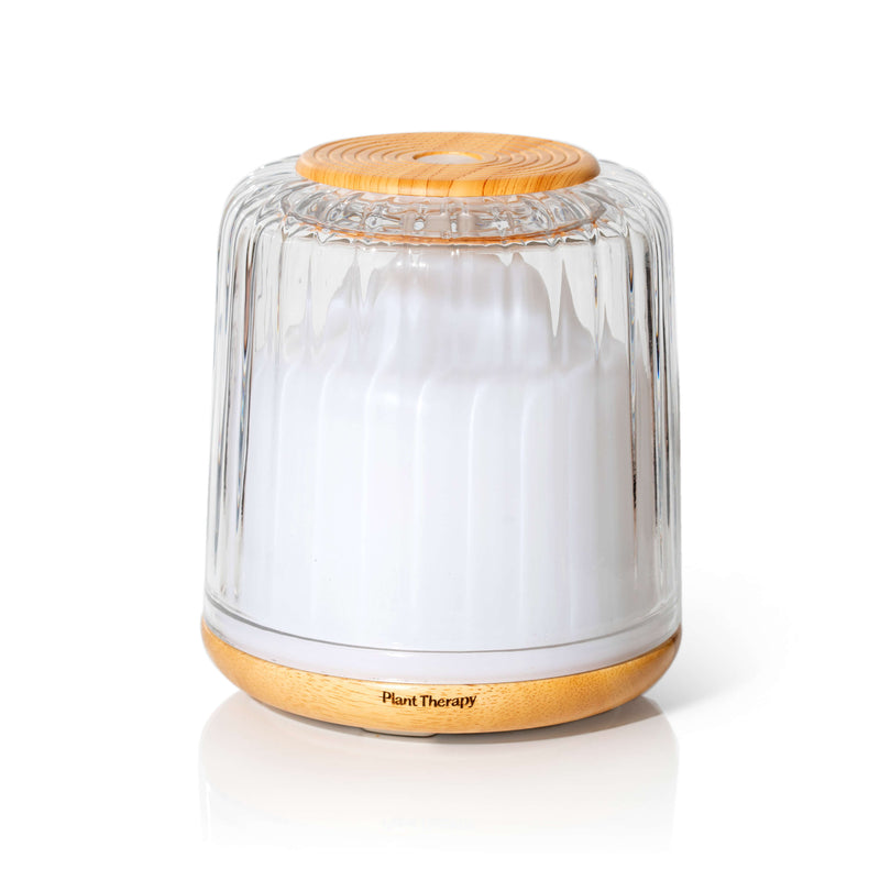 Plant Therapy Serenity Glass Diffuser Diffuser Light Gray