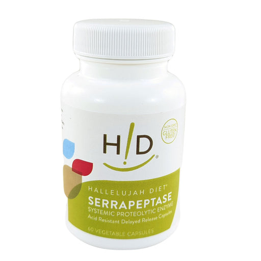 Hallelujah Diet Serrapeptase Vitamins & Supplements Lavender