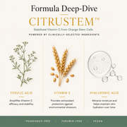 Morning Person Beauty Stem-C Vitamin C Brightening Serum with Ferulic Acid Serum Seashell