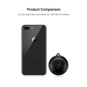 SmartPursue™ Mini WiFi Indoor Security Camera Mini Camera White Smoke With 16G Card,With 32G Card,With 64G Card,With 128G Card,ONLY Camera