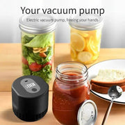 SmartPursue™ Vacuum Sealing Machine Mason Jar Vacuum Sealer Electric Vacuum Sealing Machine Kit White Smoke Black,White