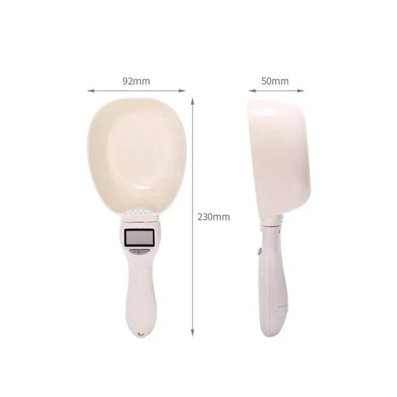 SmartPursue™ Digital Kitchen Scale – LCD Measuring Spoon Kitchen Scale White Smoke White