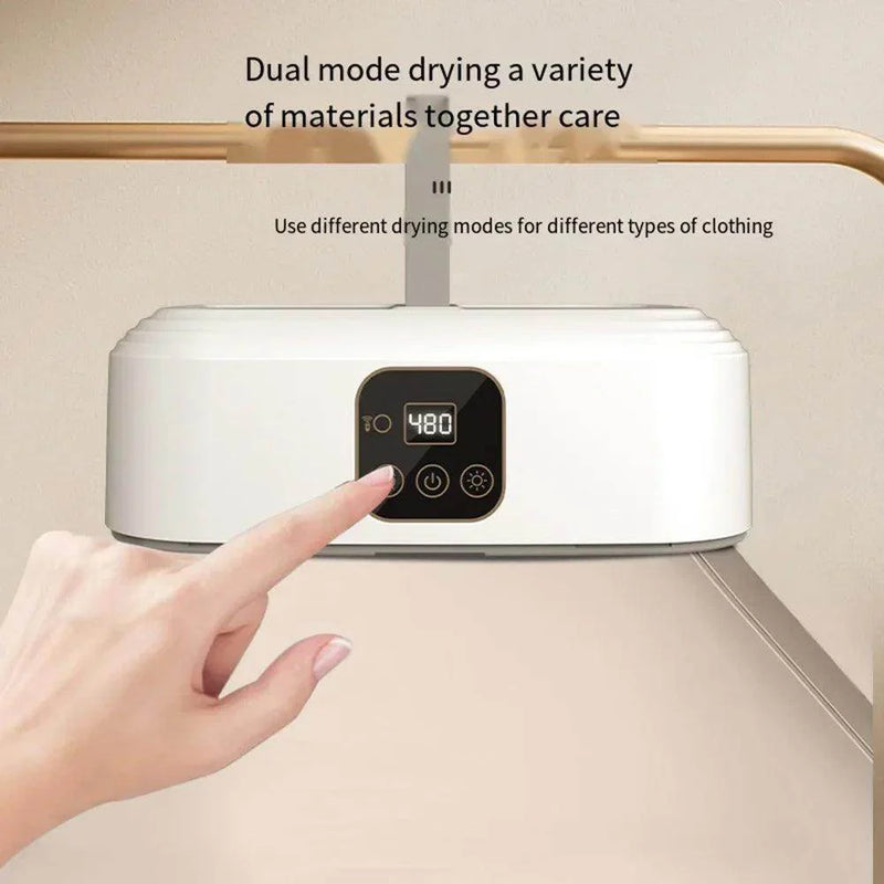 SmartPursue™ Portable Clothes Dryer for Apartments Cloth Dryer Light Gray WHITE / US,WHITE / EU