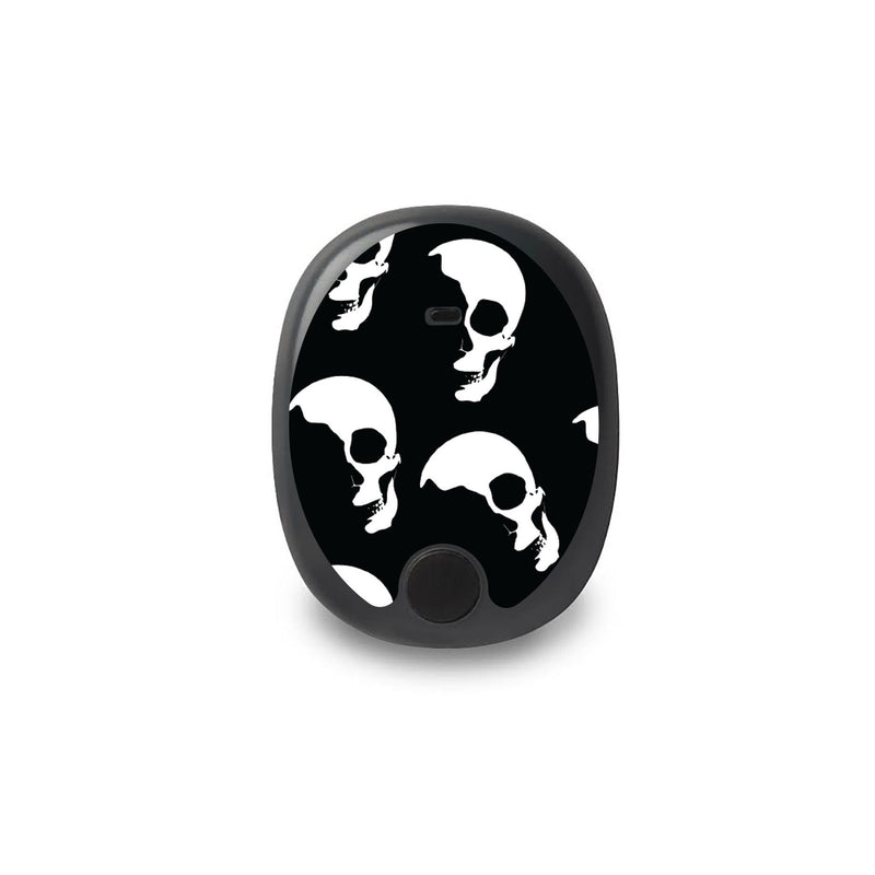 Peelz Shadow Skulls Eversense Smart Transmitter Peelz/Stickers Black