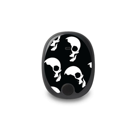 Peelz Shadow Skulls Eversense Smart Transmitter Peelz/Stickers Black