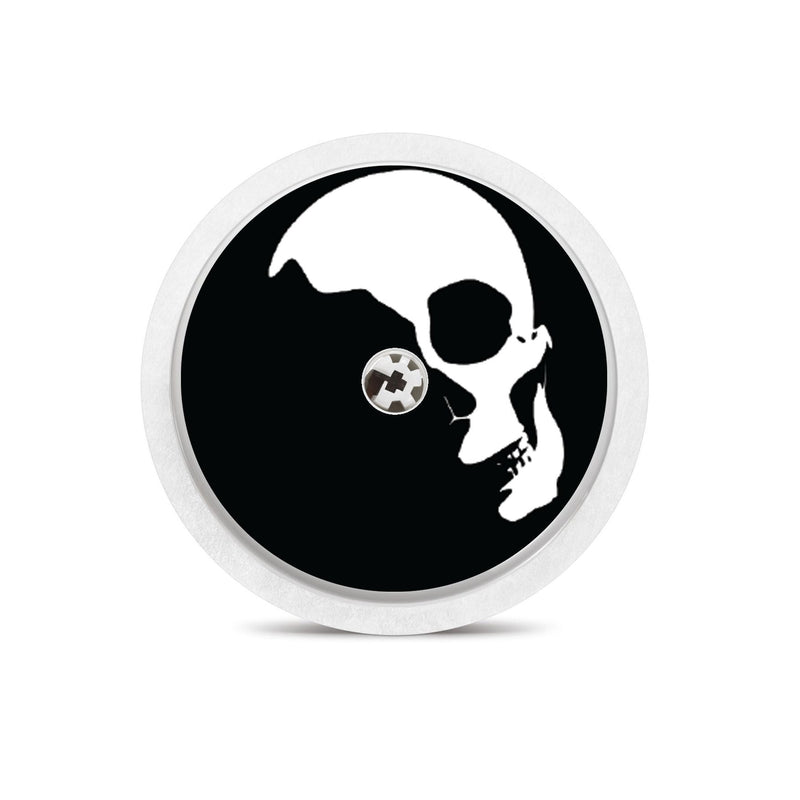Peelz Shadow Skulls Freestyle Libre 2 Peelz/Stickers Black Sensor Only