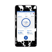 Peelz Shadow Skulls Sticker for Omnipod DASH® PDM – Pump Peelz Peelz/Stickers White Smoke Whole System Peelz (front + case),Front Peelz