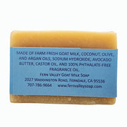 Fern Valley Soap Handmade Goat Milk Shampoo Bar |  Argan Oil & Avocado Butter | For Him Goat Milk Soap Cadet Blue