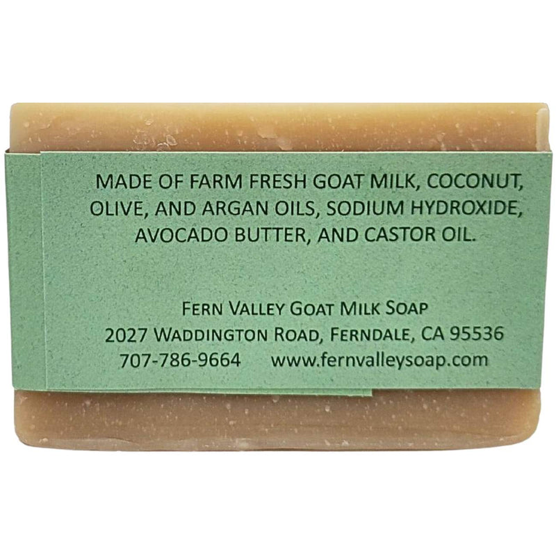 Fern Valley Soap Handmade Goat Milk Shampoo Bar |  Argan Oil & Avocado Butter | Fragrance-Free Goat Milk Soap Dark Sea Green