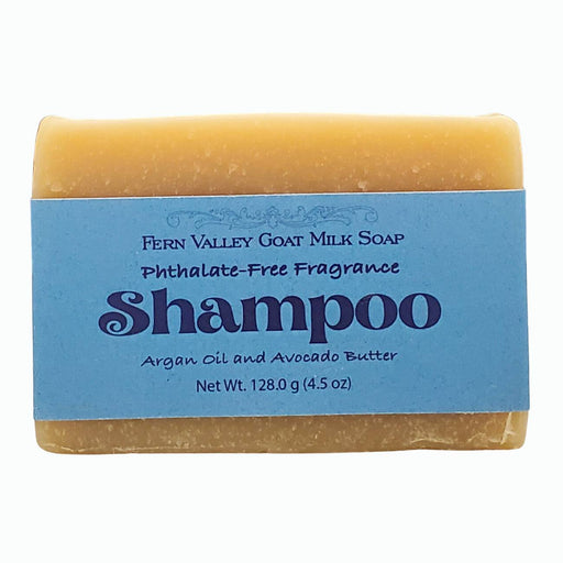 Fern Valley Soap Handmade Goat Milk Shampoo Bar |  Argan Oil & Avocado Butter | For Him Goat Milk Soap Cadet Blue