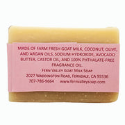Fern Valley Soap Handmade Goat Milk Shampoo Bar |  Argan Oil & Avocado Butter | Flirty Floral Scent Goat Milk Soap Light Pink
