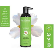 DermOrganic Official Shop Daily Hydrating Shampoo Shampoo Yellow Green 16.9 fl oz (500 ml),1 Liter (33.8 fl oz) with Pump