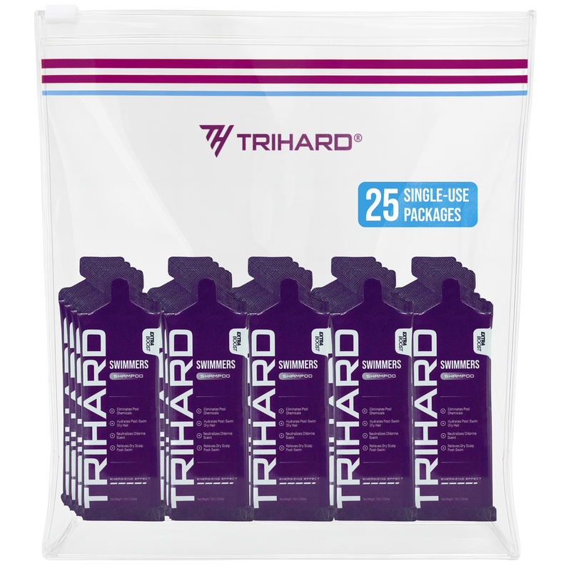 TRIHARD Travel Kit  - Swimmers Shampoo Extra Boost Pool Kit Lavender Pool Kit