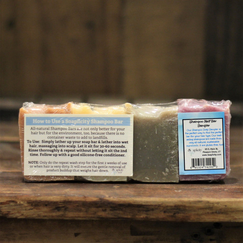 Soaplicity Shampoo Bar Sampler Set Shampoo Bar Dark Slate Gray